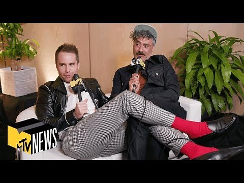 Sam Rockwell & Taika Waititi on 'Jojo Rabbit' & 'Thor: Love & Thunder' | TIFF 2019 | MTV News