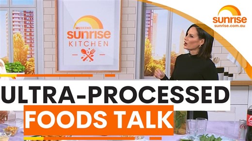 Sarah Di Lorenzo talks ultra-processed food findings on Weekend Sunrise