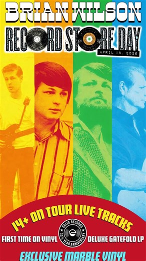 Brian Wilson - On Tour for Record Store Day! #shorts