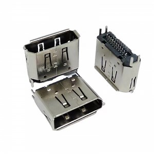 [Hot Item] 20pins Audio DVD Adapter Mini Dp Plug 4 Shell Tails SMT DIP Female Displayport Connector