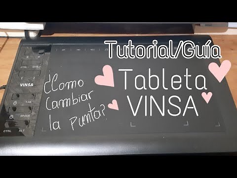 Tutorial TABLETA GRAFICA VINSA / ¿Como cambiar punta?