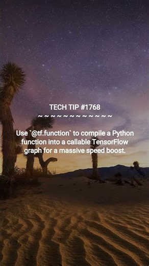 TensorFlow Speed Hack! #6578 | 2025-12-20 | #Shorts #TechTips #cybersecuritytips #dotKey