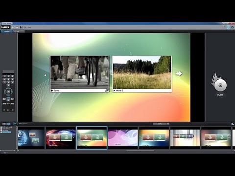 MAGIX Movie Edit Pro 2016 – Burning a movie with a disc menu tutorial (INT)