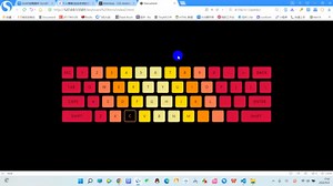 【html，css小项目：超炫酷！！！一个可以练习打字的键盘】