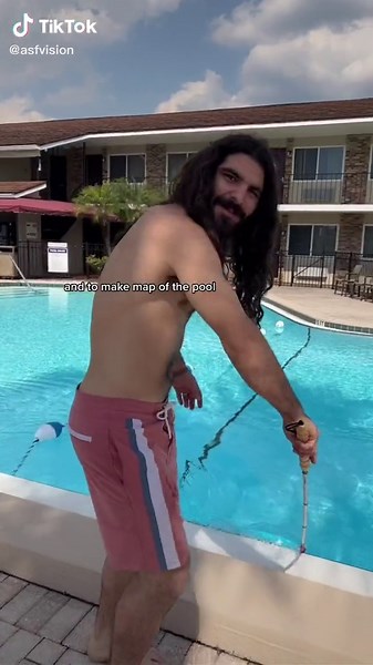 🐬🧜‍♂️🐟🏊‍♂️They call me aquaman #blind #swimming #fitness #fullsend #springbreak