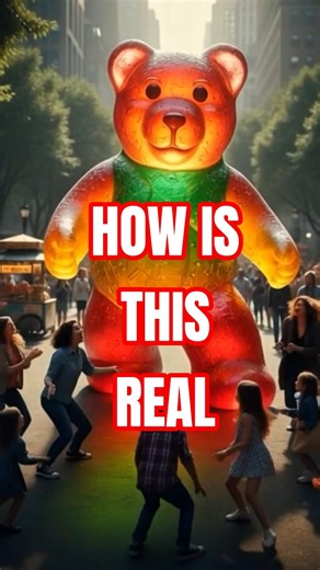The Biggest Gummy Bear Ever Made😱