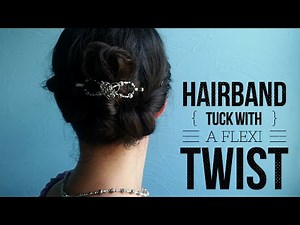 Lilla Rose Hairband Tutorial - Tuck & Twist with a Flexi-Clip