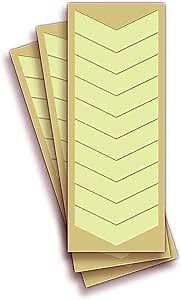 iSYFIX Glow in the Dark Arrow Stickers - 30 Pack, 4x2 Inch - Premium Self-Adhesive Photoluminescent Vinyl, Safety Sticker, Perfect to mark Stairs, Exits, Steps, Garages, Home, Office, Switches & Walls