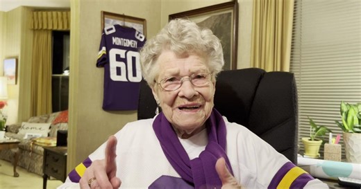 Long-time Viking fan turns 103