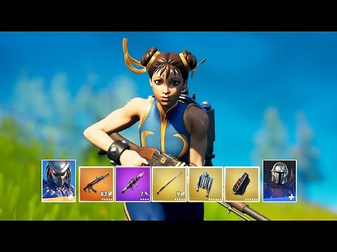 Fortnite Eliminating All Mythic Bosses in One Game & Mythic Weapons Gameplay