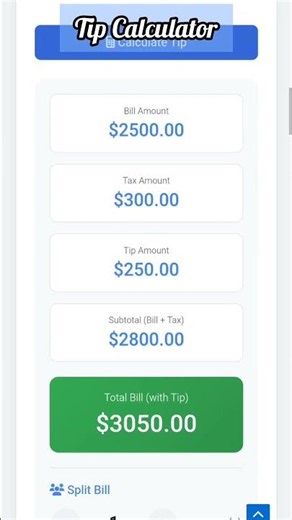 How Much Tip Should You Give? | Calculator Casa