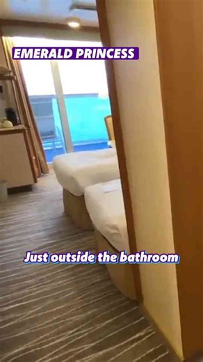 I cruised in a cabin that faces backwards