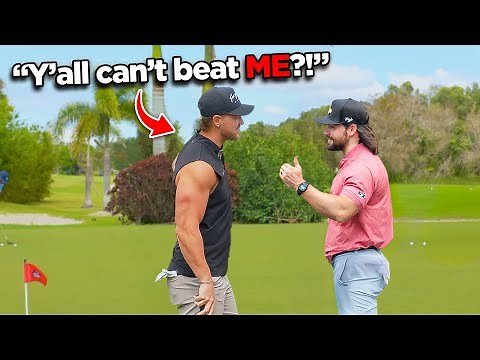 Calling out the BIGGEST golfer at the course