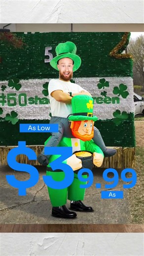 Ride the luck with this Leprechaun Costume —perfect for parades, parties & street celebrations 💚🔥