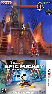 Epic Mickey The Power of Illusion (3DS) - Boss 01 Captain Hook #EpicMickey #3DS | Geekversy