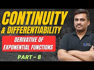 2nd PUC : Continuity and Differentiability || derivative of Exponential functions || Ex5.4 || PART 8