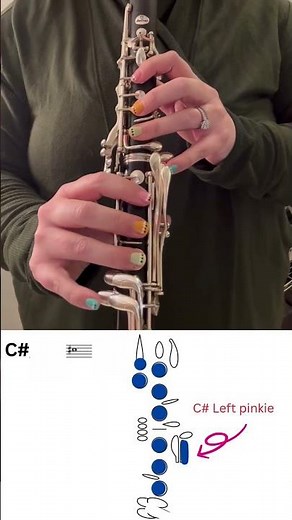 🎵 D Major Scale on Clarinet | 2 octaves #clarinet #shorts #D-major #music #scales #musicscale