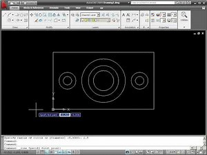 Curso AutoCAD 2009 para Iniciantes - Criando uma Peça Mecânica