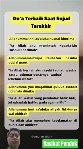 Jangan Lewatkan! Doa Saat Sujud Ini Bisa Mengubah Hidupmu 🤲😭✨Don't Miss This! A Sujood Prayer That