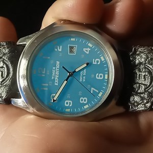 Timex Expedition Indiglo WR 50m men's watch new crystal & battery.