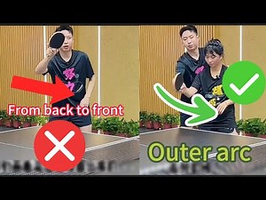 Forehand Loop Isn’t Straight Forward — It Needs to Follow an Outer Arc