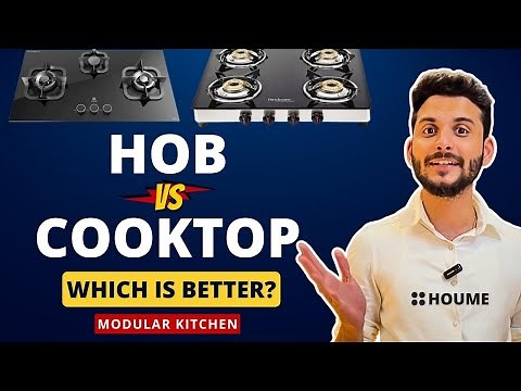 Built in Hob vs gas stove / cooktop - Which is better in India Comparison 2025 | Houme india