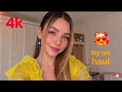 4K Fashion Micro Bikini Try-On Haul | Transparent Lingerie & See-through Styles Try With Me