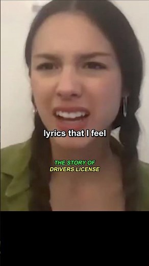 The Story of 'Drivers License' by Olivia Rodrigo #oliviarodrigo