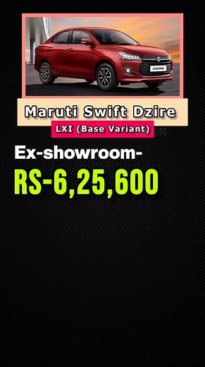 "Maruti Dzire LXI deti hai refined 1.2L engine, comfortable cabin aur unbeatable mileage. Budget sedan chahiye jo maintenance me light ho aur drive me smooth — yehi perfect pick! 😎👌" 🏷️ Hashtags: #MarutiDzire #DzireLXI #MarutiSuzuki #BudgetSedan #CityDrive #CarReels #IndianCars #AutoVibes #SmoothRide #Reliability | Msa Siraj