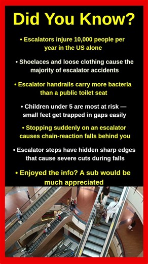The Shocking Truth About Escalator Dangers 🚶⚠️😱