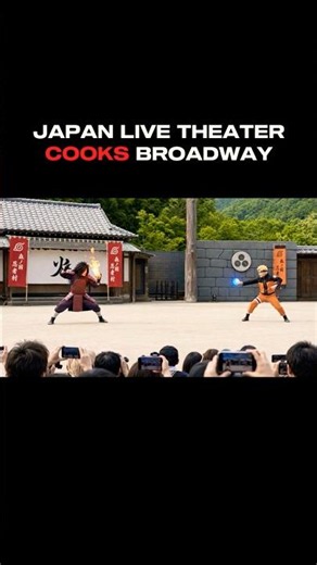 Naruto Live Action Theater Looks INSANE #anime #theater #japan