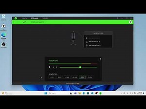 How to Change Sampling Rate, Change Sound Quality on Razer Seiren V3 Mini