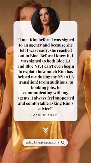 KIM GINGRAS • Dance Career Coach | Real talk: dancers like @maggiec_adams are why I created my online mentorship program. I’m here to support you! Help you understand what... | Instagram