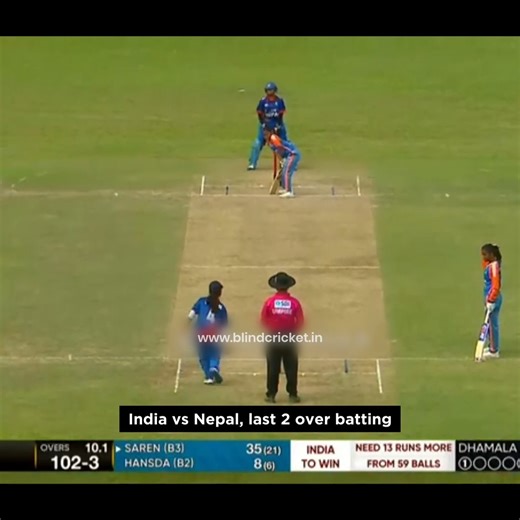 188K views · 5.6K reactions | India vs Nepal World Cup Final Match | Strong Batting Performance by Team India | Cricket Association for the Blind in India | Facebook