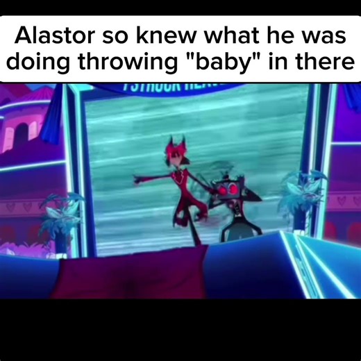 He was just rubbing it in at that point#hazbinhotelseason2 #music #alastor #vox #funny #radiosilence