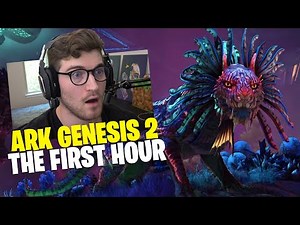 ARK GENESIS PART 2, THE FIRST HOUR! (Ark Genesis Part 2 Gameplay EP1)