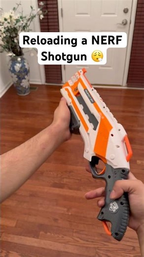 Reloading a NERF Shotgun 😮‍💨 #shorts
