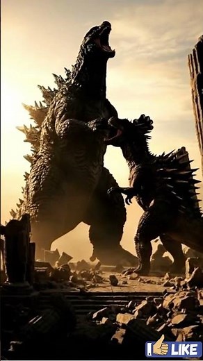 "Epic Monster Battle! 🦖🔥 Godzilla vs Dinosaur"