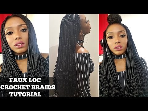 How To Faux Locs Crochet Braids Tutorial In 2 Hours