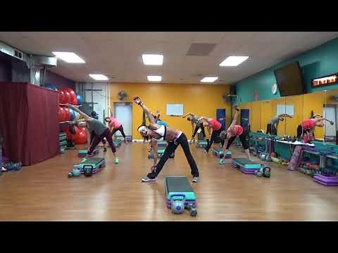 HIIT/Step with Kettlebell and Heavy Weights