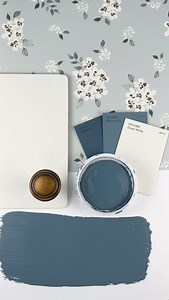 Sherwin Williams Waterloo is one of those deep, rich blues that feels both classic and modern at the same time. ✨Would you like a link to the wallpaper, swatches, cabinet color, or hardware? Type LINK below and I’ll send it to your DMs. ♥️Follow Simplee DIY for more paint and decor inspo. #paintcolors #paintcolor #interiorpaint #interiorpainting #wallpaint #wallpainting #exteriorpainting #sherwinwilliamspaint #sherwinwilliams #swcolorlove #wallpaper #wallpaperinspo #wallpaperdesign | Simplee DIY