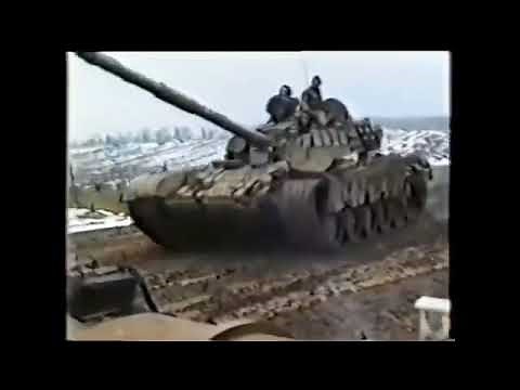 T-72 Tank in Action (Second Chechen War)