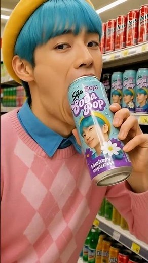 K-POP STARS DROWN IN SYRUP! 🤯 | THE THICKEST, WEIRDEST SODA AD EVER #kpop #sodapop #cute #huntrix