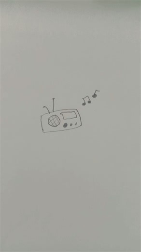 How to draw radio 📻#easydrawing#drawing#radio#shortsfeed#youtubeshorts#shorts