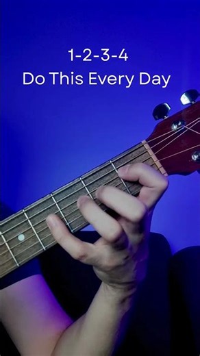 The ONLY Guitar Warmup Beginners Need 🎸 (1-2-3-4 Exercise)