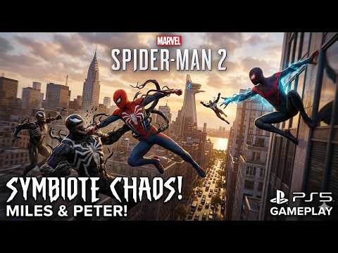 SPIDER-MAN 2 PS5 Gameplay LIVE FULL GAME [4K 60FPS] - No Commentary