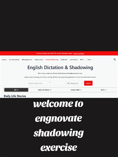 Engnovate: Shadowing Exercise for English Learning