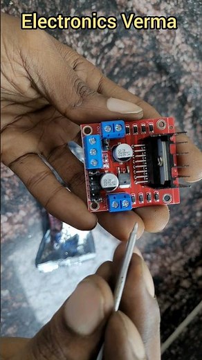 DC Motor Driver L298N Connection || #Motor #shorts