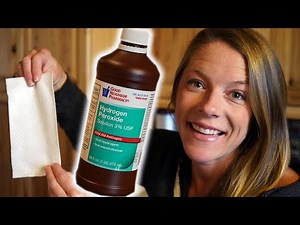 DIY Non-Toxic Disinfectant Wipes with Hydrogen Peroxide || Natural Cleaners