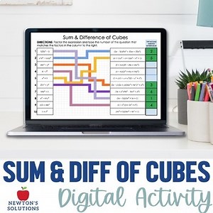 Factoring Sum and Difference of Perfect Cubes Digital Activity